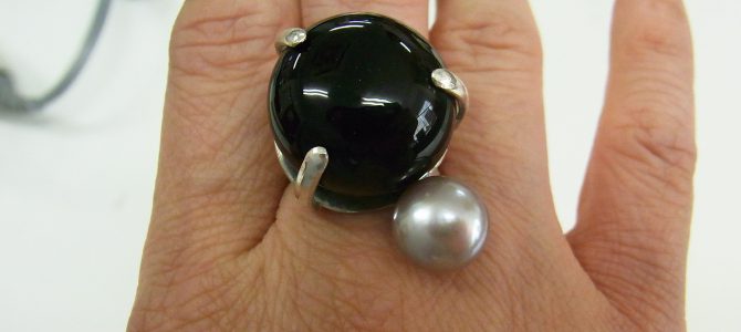 大胆に!【彫金教室生徒さん作品】 大胆に!【彫金教室生徒さん作品】