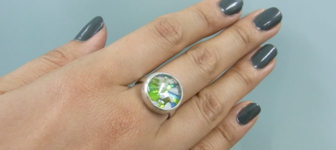 覆輪リング【彫金教室生徒さん作品】 覆輪リング【彫金教室生徒さん作品】