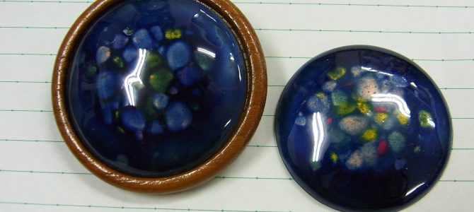透明フリットで透け感【七宝教室生徒さん作品】 透明フリットで透け感【七宝教室生徒さん作品】