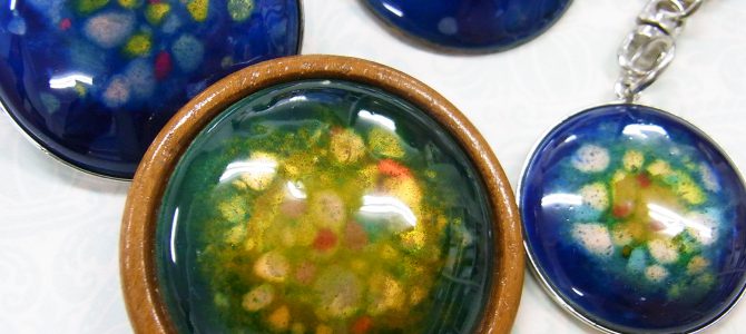 透明フリットの技法をもう一度【七宝教室】 透明フリットの技法をもう一度【七宝教室】